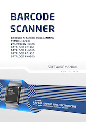 Barcode Scanner - Software manual